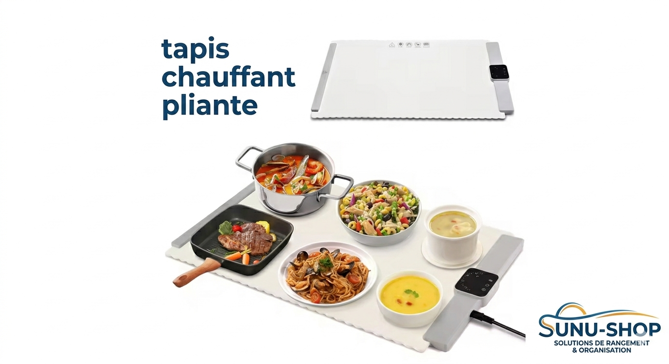 Tapis Chauffant Pliable pour Aliments